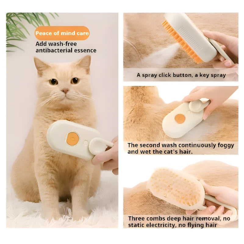 PET SPRAY BRUSH-RECHARGABLE